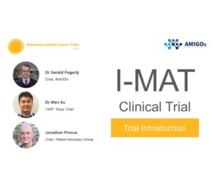 I-MAT Clinical Trial presentation title image.