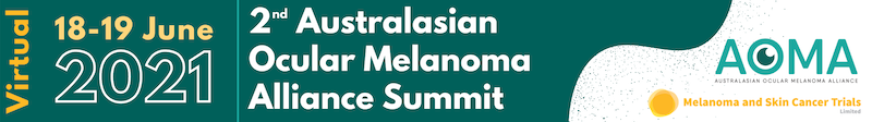Banner for the Australian Ocular Melanoma Summit for 2021